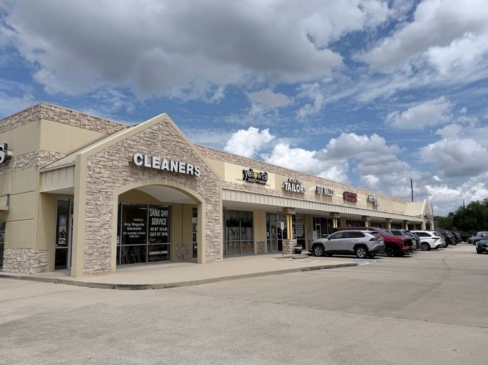 Storefront from the parking court
